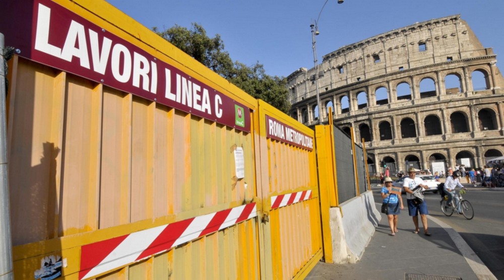 Cantiere Metropolitana di Roma linea C