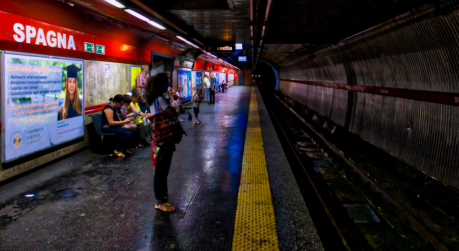 Stazione Spagna metro A Roma, foto da photopin.com