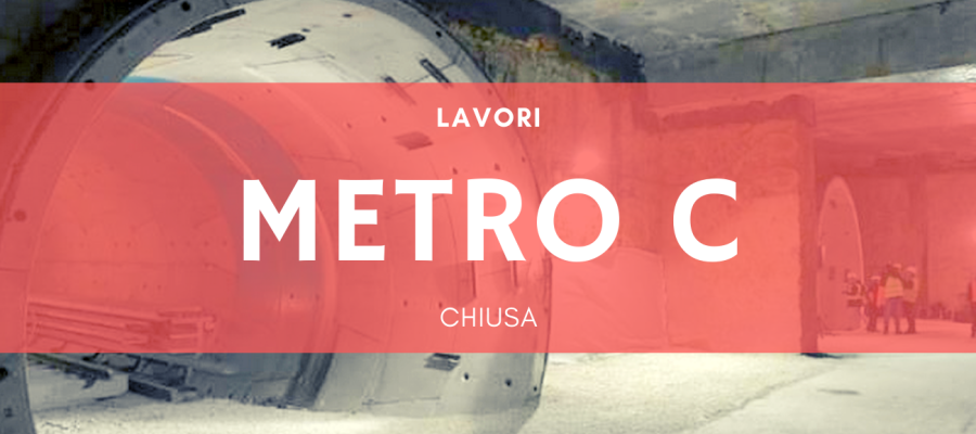 Metro C chiusa per lavori per 3 fine settimana: due linee di bus sostitutivi